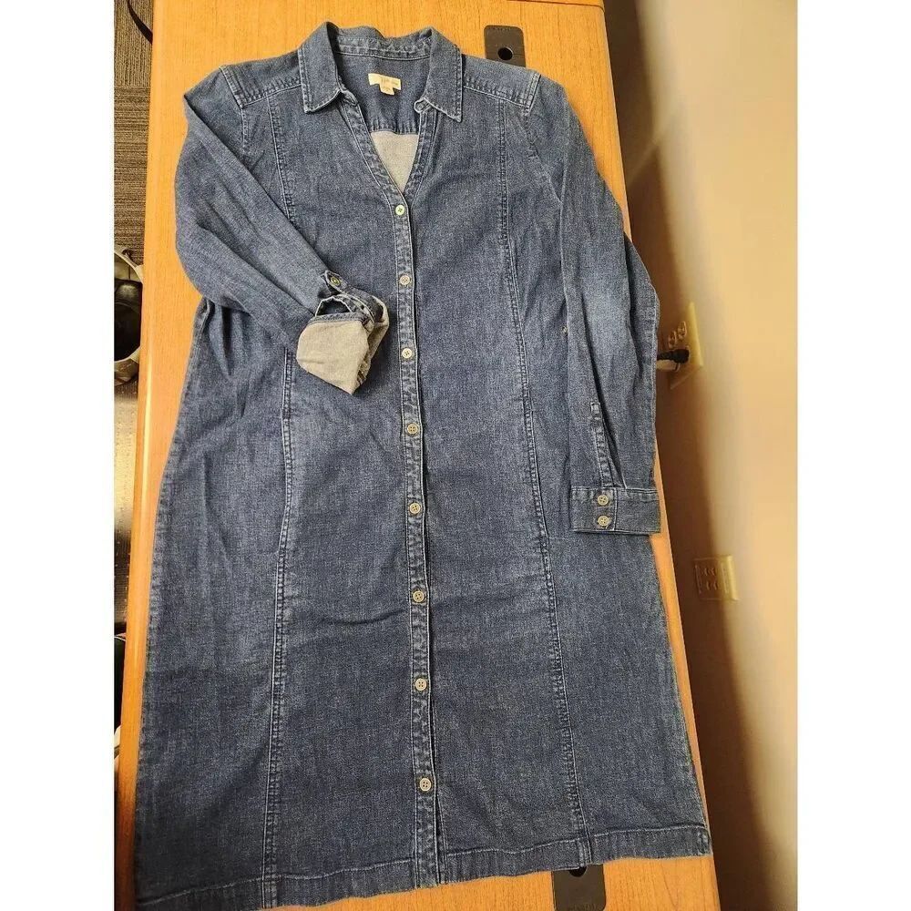 J Jill Medium Denim shirt dress (PF)